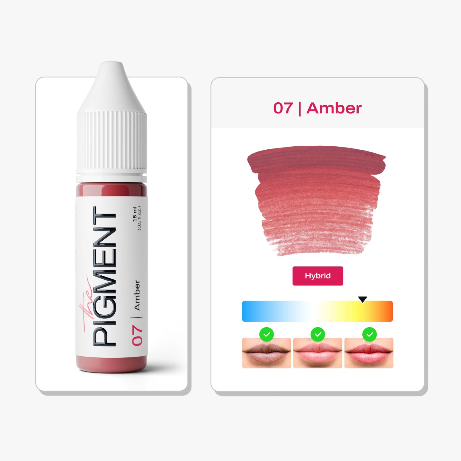 THE PIGMENT ტუჩის პიგმენტი Amber 15 მლ.